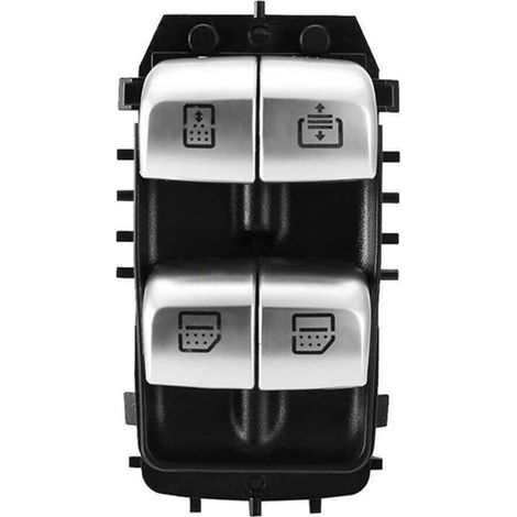 Bouton de Commande de LèVe-Vitre Noir Interrupteur de Toit Ouvrant 2229051505 pour - W222 S550E S600 2014-2020 (1/2)