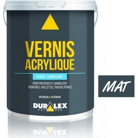 Vernis DURALEX Glacis et Lavabilisant Mat INCOLORE Conditionnement: 3 Litres