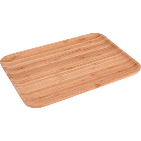 Plateau de service aux fruits, 33x23 cm, bambou