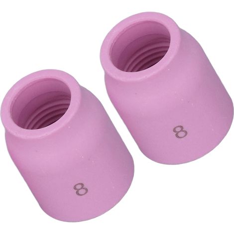 12-teiliges Schweißpistolen-Glasbecher-Set, hochtemperaturbeständig, Kupfer-PTFE, WIG-Schweißbecher als Ersatzteil (1/5)