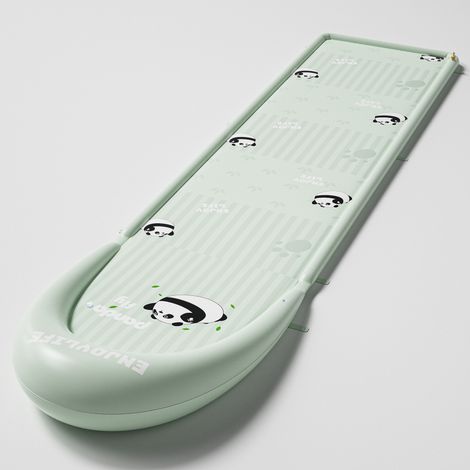 Toboggan Aquatique Extérieur pour Enfants 480x110 cm - Grand Tapis de Glisse à Eau Simple ou Double, Jouet d'Été Surf Slide pour Jardin et Cour