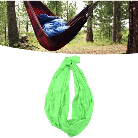 Hamac suspendu élastique pour enfants, balançoire d'intérieur et d'extérieur, hamac de yoga pour enfants, vert, 1 x 2,8 mètres (1/5)