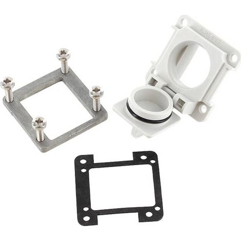 Telegärtner 100023156 Variante a flangia STX V6 6 100023156 Grigio luminescente 1 pz. (1/4)