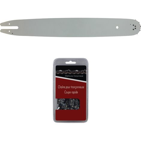 Barra guida 40 cm (16 pollici) + catena 55 maglie - Compatibile con motoseghe STIHL MS 181 e 211
