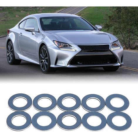 Packung mit 10 Dichtungsringen für Ölwannenablassschrauben 90430-12031, passend für Toyota- und Lexus-Fahrzeuge. (1/5)
