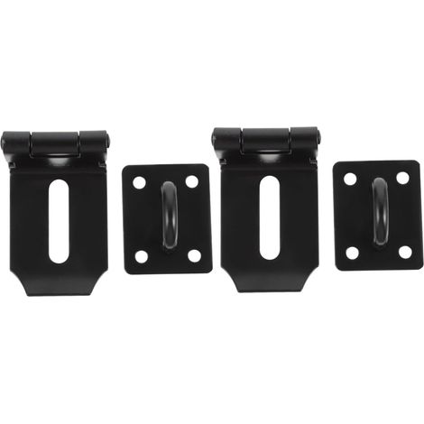 90 Grad Vorhängeschloss Verschluss Für Türen Home Cabinet Latch Lock Edelstahl Möbelschloss Set (1/5)