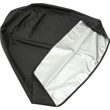 Housse Imperméable Protection Pluie et Neige pour Fontaine Extérieure en Tissu Oxford 420d Couleur Noir pour Jardin en Hiver (1/5)