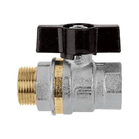 Valvola a sfera ASTER MF con farfalla in alluminio 3/4" 0822N405 - -  EFFEBI - -