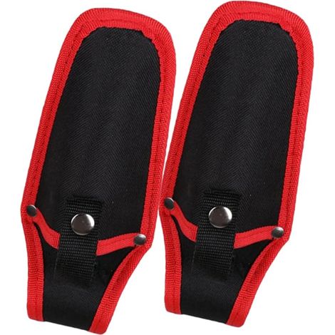Étui pour Sécateur en Toile Rouge 2 Pièces, Protection Sécurisée pour Ciseaux De Taille, Accessoires De Jardinage Pratiques Et Résistants (1/5)