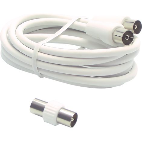 PROLUNGA PER COLLEGAMENTI TV mt. 3 - colore bianco - METRONIC