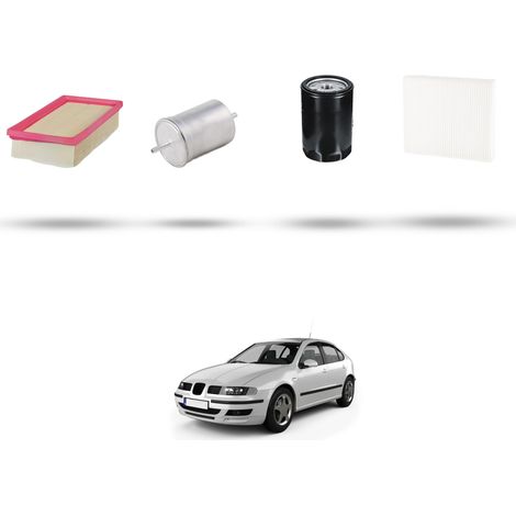 Kit tagliando 4 filtri compatibile con Seat Leon 1.8 20V Cupra R 154Kw dal 2002 al 2005 (1/5)