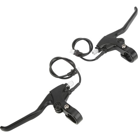 Paar Bremshebel für E-Bikes, Bremsgriffe 22,2 mm Durchmesser für Tongsheng TSDZ-2 Motor, schwarz (1/5)