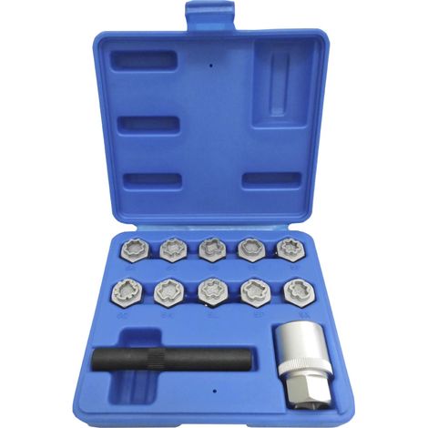 Schraubenausdreher jbm security screw extractor set gehärteter Stahl organisiert