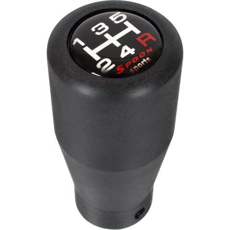 Pomello del cambio Honda Accord in plastica nera a forma di cucchiaio, sportivo, 5 marce (1/5)