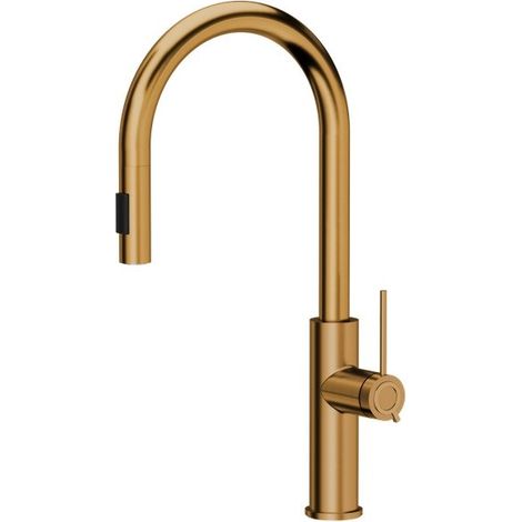 Quadron Jennifer Q Line Slim Wasserhahn Kupfer Ausziehbar