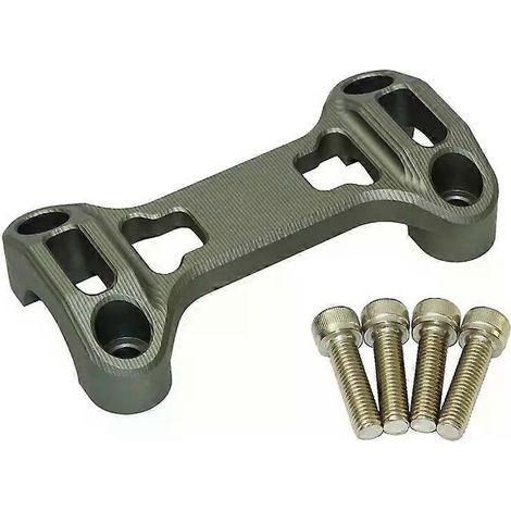 Para BMW R1250GS R 1250 GS 1G13 (K50) 2018 2019 2020 2021 2022 2023 Soporte superior de abrazadera elevadora de manillar Fat Bar (gris) (1/5)
