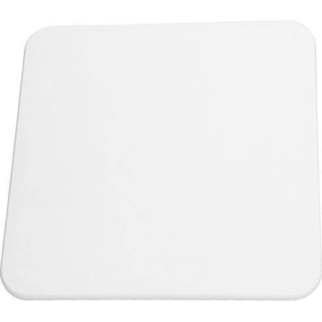 Tapis de bain en terre de diatomées, super absorbant, séchage rapide, antidérapant, blanc, 30 x 30 cm / 11,8 x 11,8 pouces (1/5)
