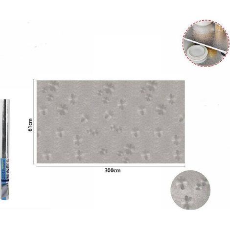 Trade Shop - ALUMINIUM KLEBEROLLE 61CMX3MT FÜR MÖBEL SCHUBLADEN KÜCHE TAPETE 70504 - (1/5)