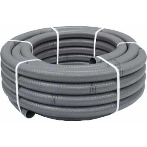 FPLUS tubo pvc flexible lf-1 16/20 x 25mts.gris , Tubo pvc flexible 20 mm.en gris, especial aire acondicionado.