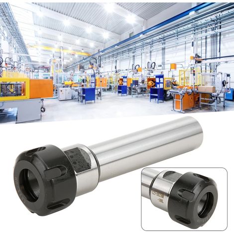 Rallonge de mandrin à pinces 40CR 100L, tige droite de précision, porte-mandrin CNC C25-ER25UM-100L (1/5)