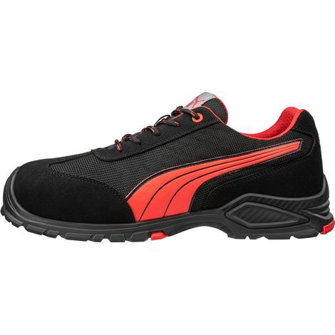 Chaussures de sécurité basses S1PL MADRID noir/rouge - PUMA SAFETY - 642740 45