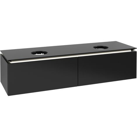 Villeroy & Boch Legato Meuble sous lavabo, 2 tiroirs, pour 2