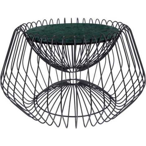 Table d'Appoint Design "Malibu" 60cm Vert