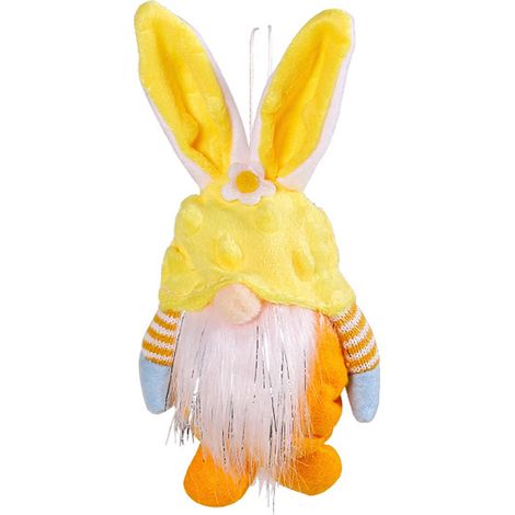 Gnomo De Pascua - Muñeco De Peluche Hecho A Mano - Conejo De Pascua Sin Rostro - Adorno Para Escritorio Y Hogar - 1 Unidad (1/5)