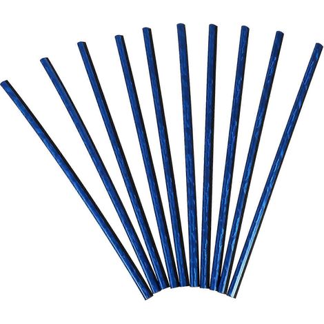 10 baguettes décoratives en forme de U pour sortie d'air, à monter soi-même-19.5X0.6CM-Blue (1/2)