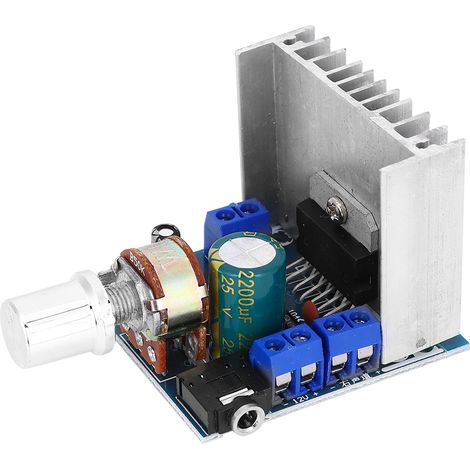 Module amplificateur 2 canaux, carte numérique, potentiomètre de puissance TDA7297 15 W, type B (1/5)