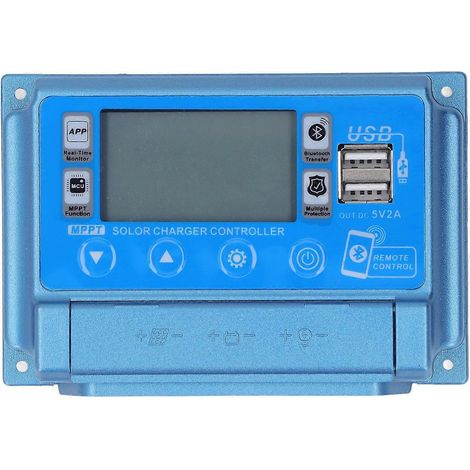 MPPT-Solarladeregler 12V 24V 36V 48V 60V Selbstadaption Dual-USB-Photovoltaikmodulregler