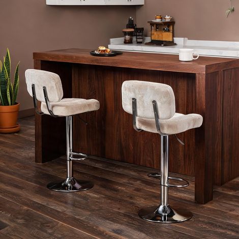 Tabouret de bar réglable de 66 à 87 cm 51 x 45 x 115 cm (1/5)