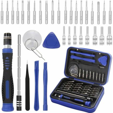 Ahlsen 36-in-1-Präzisionsschraubendreher, magnetisches Multifunktions-Schraubendreher-Set, hochpräzise Reparaturwerkzeuge für Telefon, iPhone, Computer, Uhr, Spielzeug (36 in 1) (1/5)