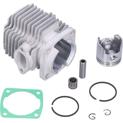 Kit Cylindre Piston Soavoa 49cc 2 Temps Métal pour Mini Moto Quad Pocket Bike Minimoto ATV avec Joints et Roulement Inclus (1/4)