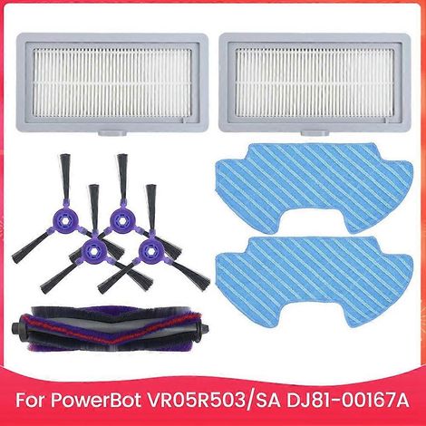 Filtre pour aspirateur brosse pour aspirateur Filtre de brosse pour aspirateur filtre de PowerBot VR05R503/SA DJ81 – 00167A Serpillière Brosse Side Brosses Filtre Robot Aspirateur (1/5)