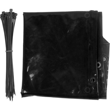 Écran de soudage rideau ignifuge multifonctionnel de 5,71 x 7,68 pieds (1/5)