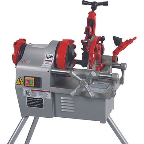 Filettatrice elettrica da banco 1/2"-2" 750W con lubrificazione automatica (1/2)