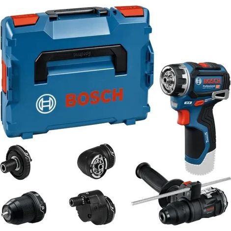 Trapano a batteria Bosch GSR 12V-32 FC senza batteria e caricabatterie + 4x accessori in L-BOXX (1/5)
