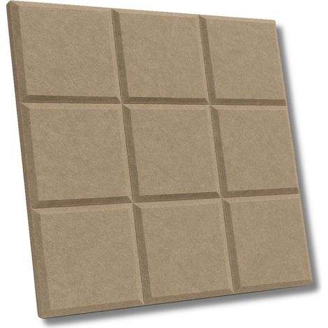 3D-Filzwandpaneele, quadratische Kopfstütze, selbstklebend, Akustikweich (1/5)