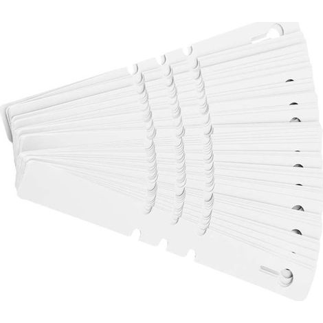 Pflanzenetiketten – 200 Stück – 21 x 2 cm – Pflanzenstecker – Stecketiketten – Gartenstecker – wasserfest – beschreibbar – Baumetiketten – weiß (1/5)