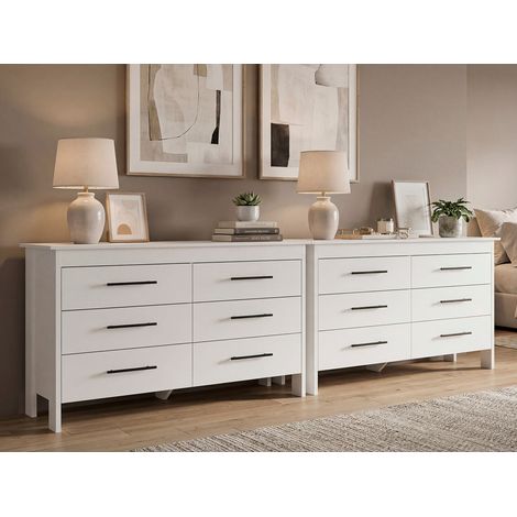 Anson Set de 2 Cómodas Modernas para Dormitorio (1/4)