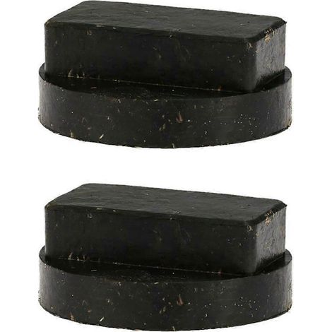 patins de cric en caoutchouc pour support de levage, outil adaptateur professionnel pour cric (noir)-Black