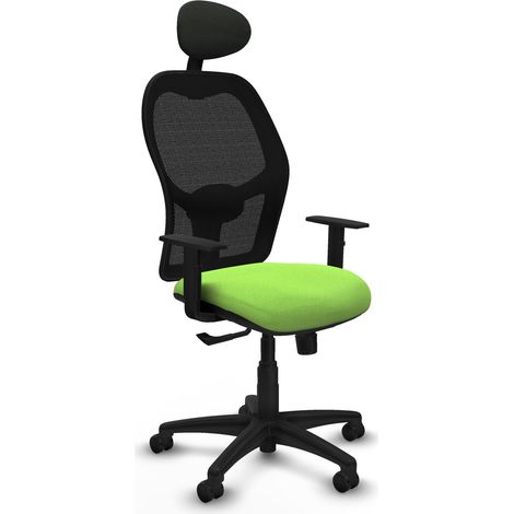 Silla de oficina piqueras y crespo Alocén negro respaldo fijo (1/2)
