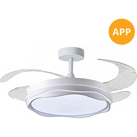 Ventilador DC CRETA blanco 72w (1/3)