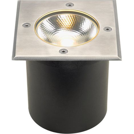 Encastré de sol extérieur carré ROCCI 98W Inox 316 LED 3000K IP67 - SLV - 227604 (1/3)