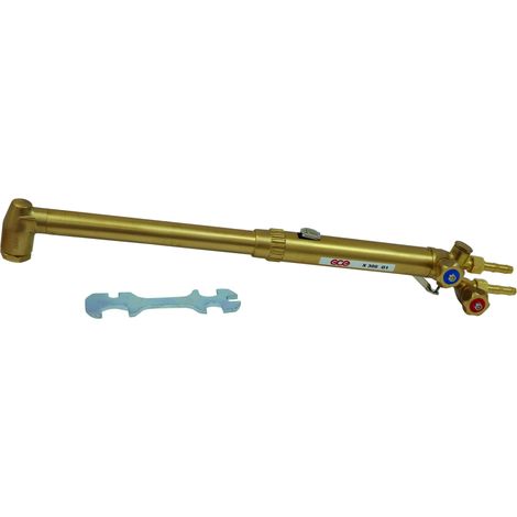 Chalumeau soudeur à flamme bi-gaz – Coupeur type G1 500 mm – Pour acétylène – Protection tubes de chauffe et de coupe (1/3)