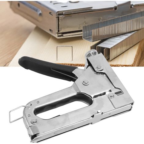 Cloueuse multifonctionnelle pour meubles, agrafeuse, rivets pour cadres de portes intérieures en bois, outils de décoration intérieure, cloueuse manuelle (1/5)