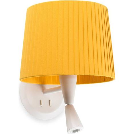 Faro SAMBA - Lampada da lettura Lampada da parete Bianca, E27 (1/4)