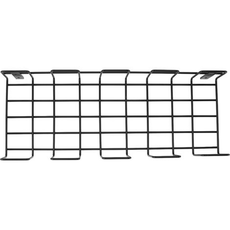 Étagère murale en métal pour outils de jardin, gain de place, idéale pour les petits tuyaux d'arrosage. Matériaux de qualité industrielle. (1/5)