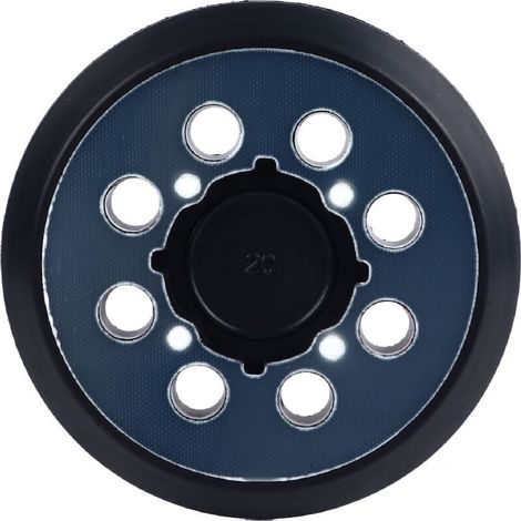 Plaque de support pour ponceuse 5 pouces, 8 trous, multifonctionnelle pour disques de ponçage, polissage et meulage (1/5)